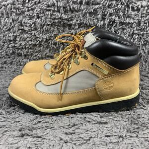 Timberland Youth Junior Wheat Nubuck Field Hiker Boots Size US 6.5 EU 39